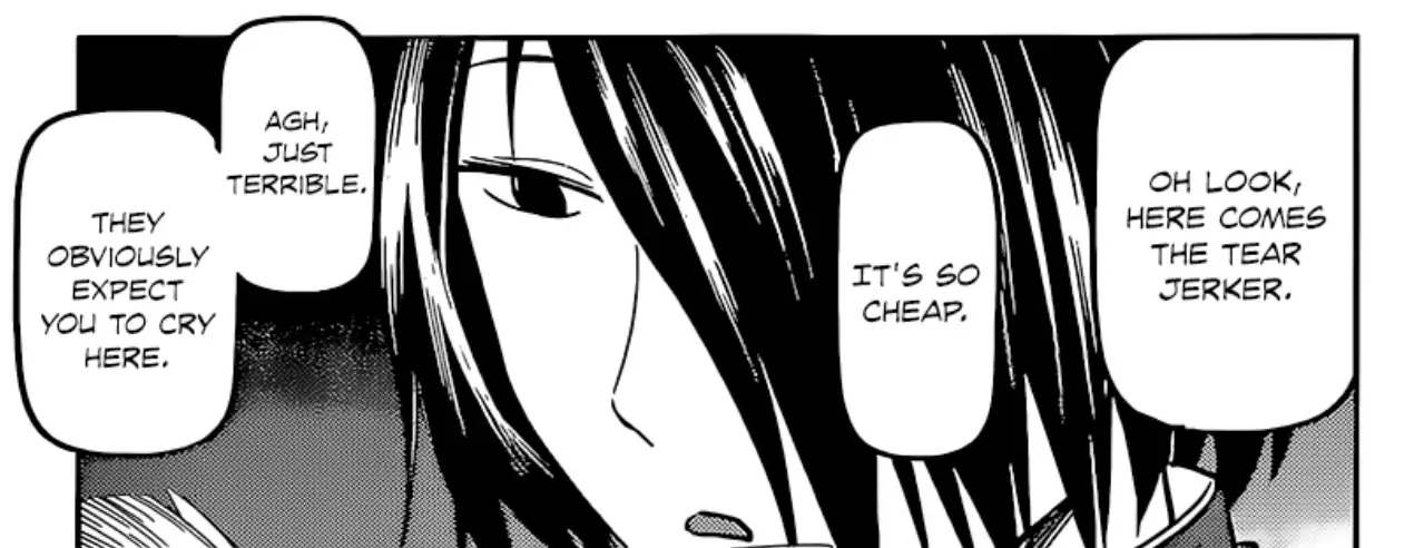 I know it's coming (ishigami reads tearjerker in kaguya-sama chapter 73)