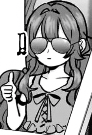 100gf sunglasses Shizuka thumbs up